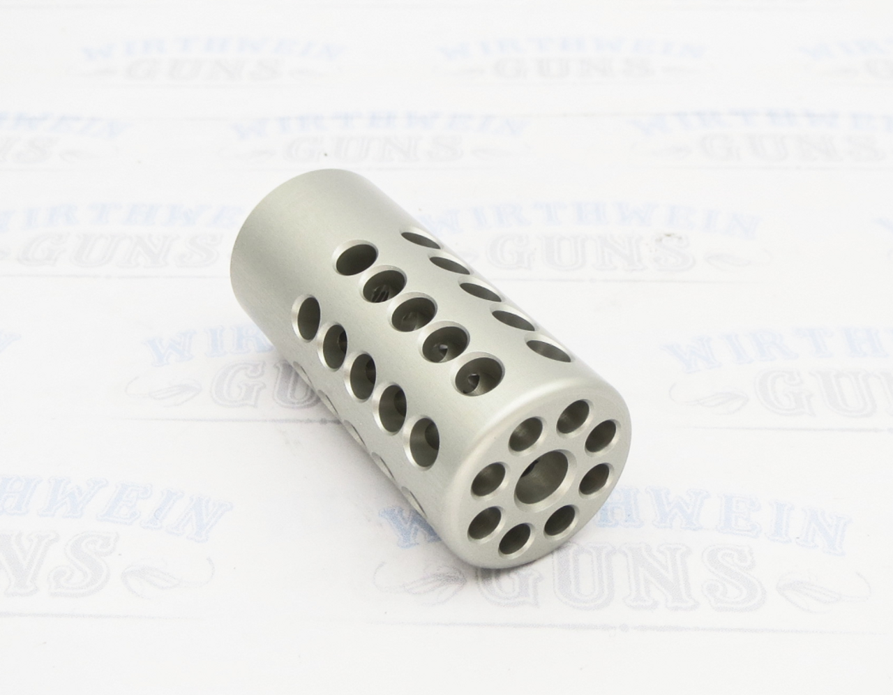TacSol Tactical Solutions X-Ring .920" Compensator Bright Silver for Ruger 10/22