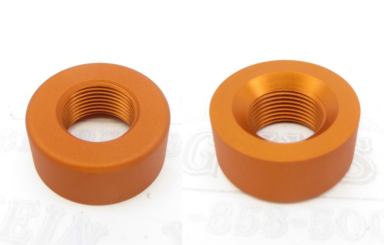 TacSol X-Ring Ruger 10/22 REPLACEMENT .920" Diameter Thread Protector (End Cap) 1/2"x28 Matte Orange