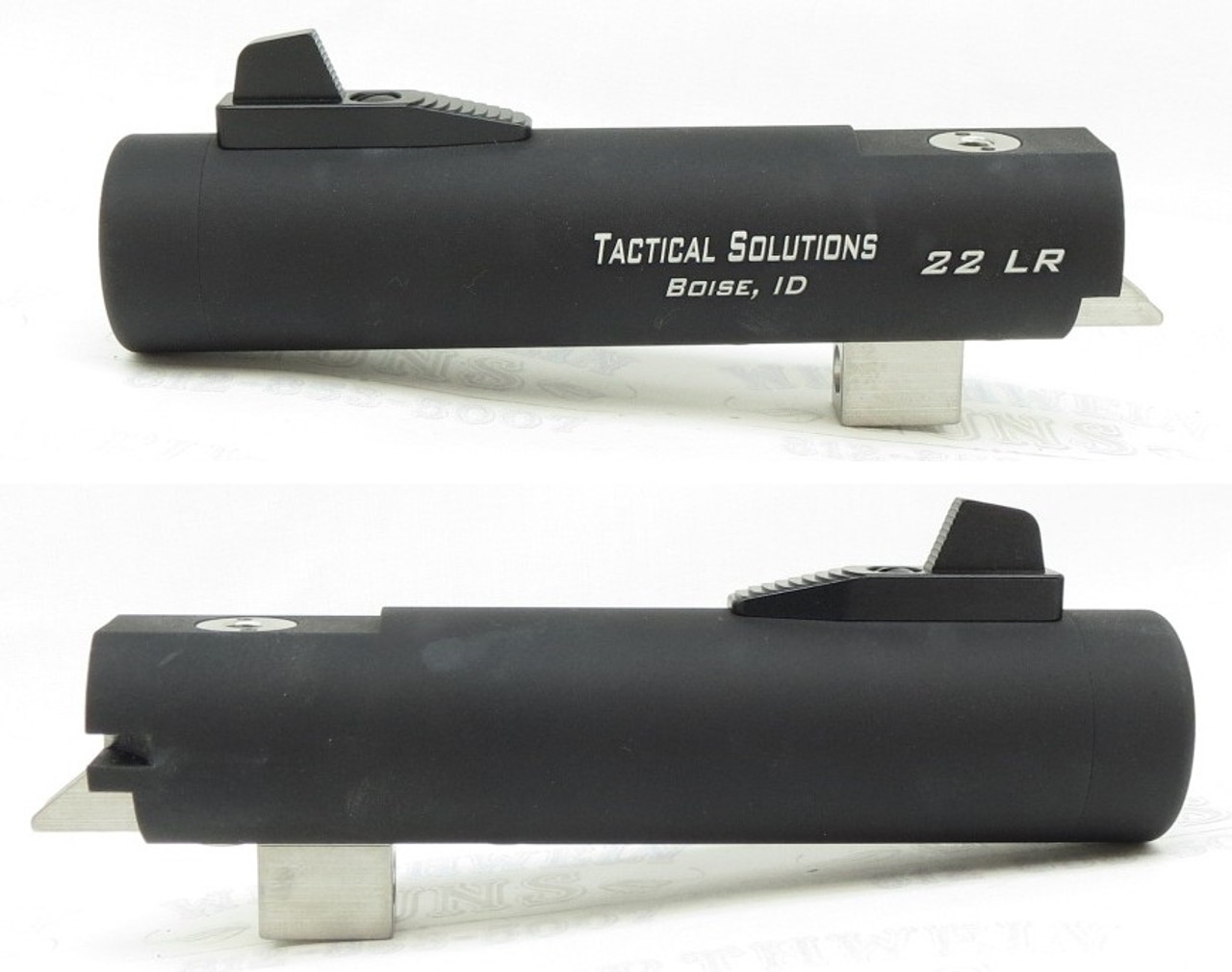 TacSol Tactical Solutions Non-Fluted 4" Trail-Lite Buck Mark Barrel Threaded 1/2" x 28 Matte Black