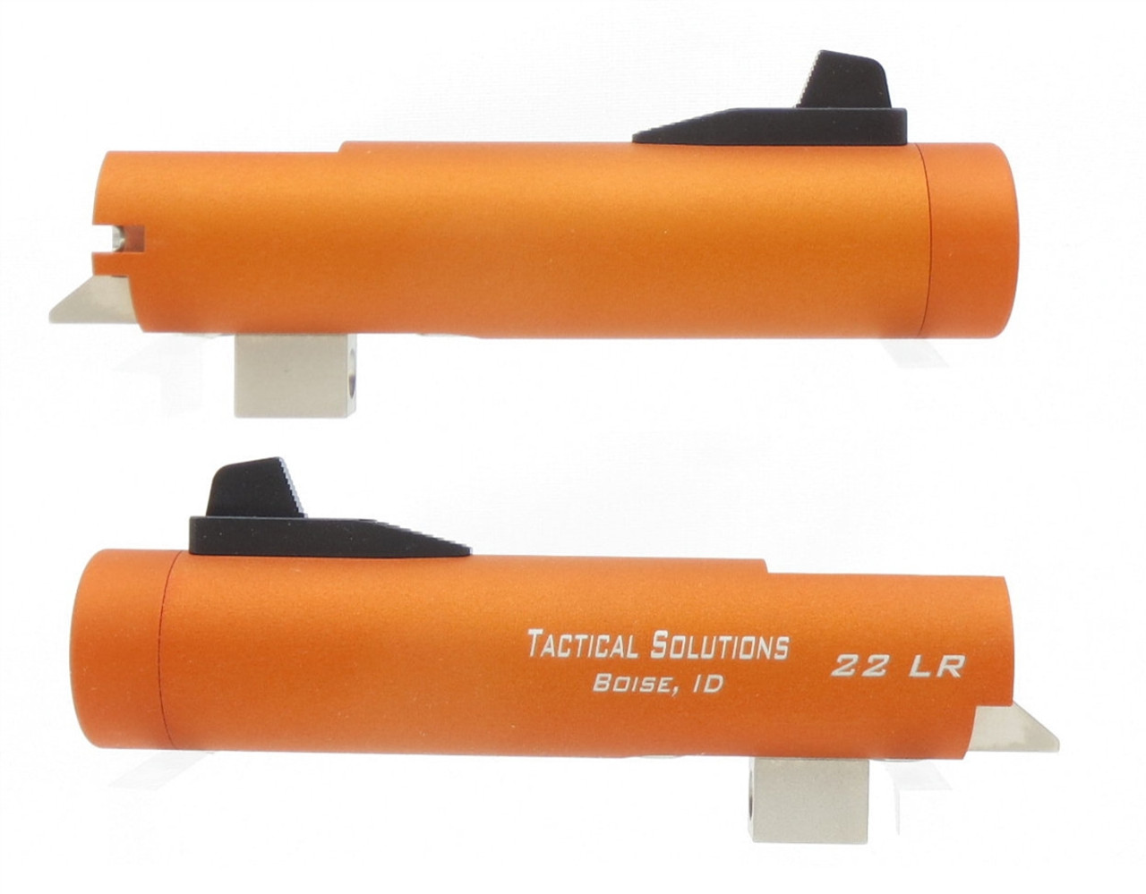 Tactical Solutions 4" Trail-Lite Non-Fluted Matte Orange Threaded 1/2" x 28