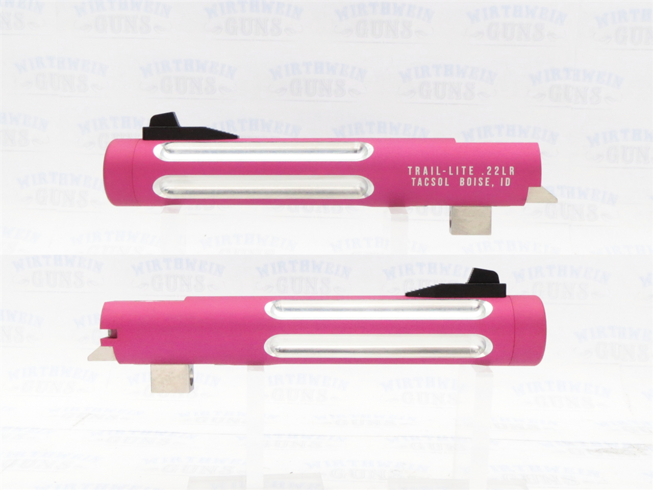 Tactical Solutions Matte Raspberry Pink Silver Flutes Trail-Lite 5.5" Barrel Threaded 1/2x28