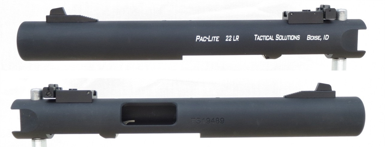 TacSol Pac-Lite 4.5" Non-Fluted Matte Black 1/2"x28 threads
