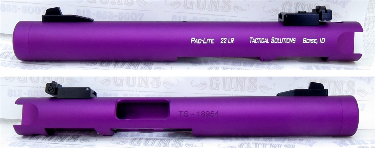 Tactical Solutions Pac-Lite 4.5" Non-Fluted Matte Purple 1/2"x28 threads