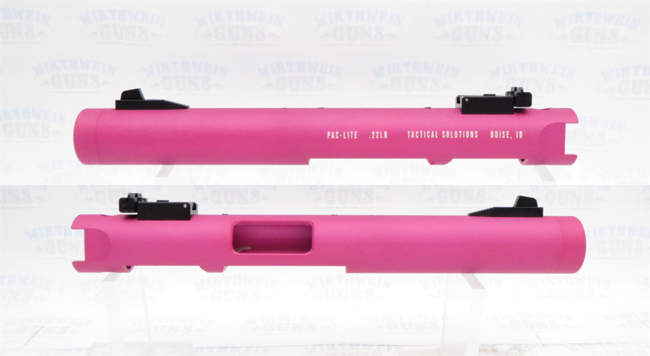 Tactical Solutions Pac-Lite 4.5" Non-Fluted Matte Raspberry Pink 1/2"x28 threads