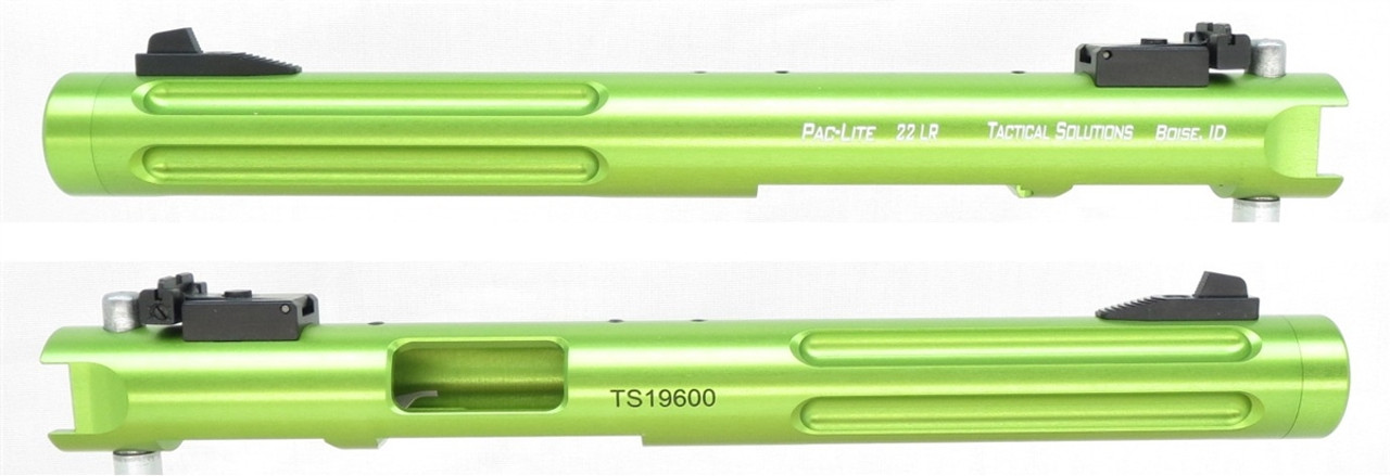 TacSol Pac-Lite 6" Fluted LASER GREEN 1/2"x28 threads