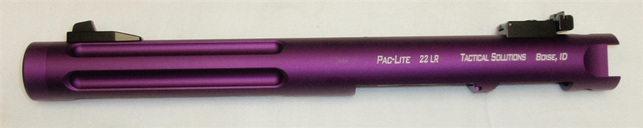 Ruger Mark 1 2 3 TacSol Tactical Solutions Upper Pac-Lite 6" Fluted Matte Purple 1/2"x28 threads