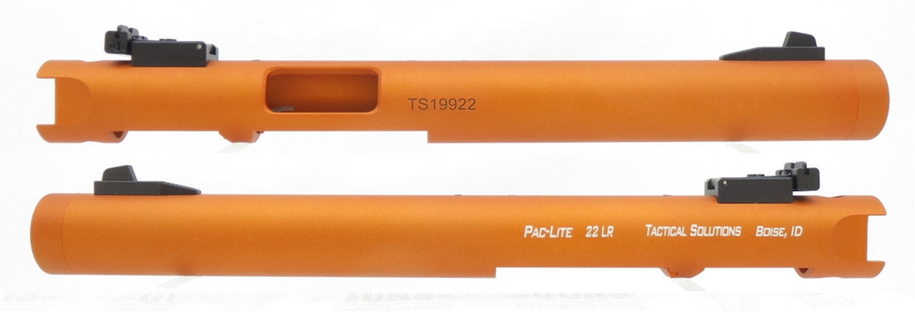 Ruger Mark 1 2 3 TacSol Tactical Solutions Upper Pac-Lite 6" NON-Fluted Matte Orange 1/2"x28 threads