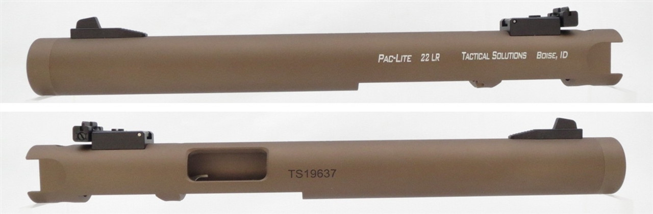 TacSol Tactical Solutions Pac-Lite 6" Non-Fluted Matte Quicksand (FDE) 1/2"x28 threads