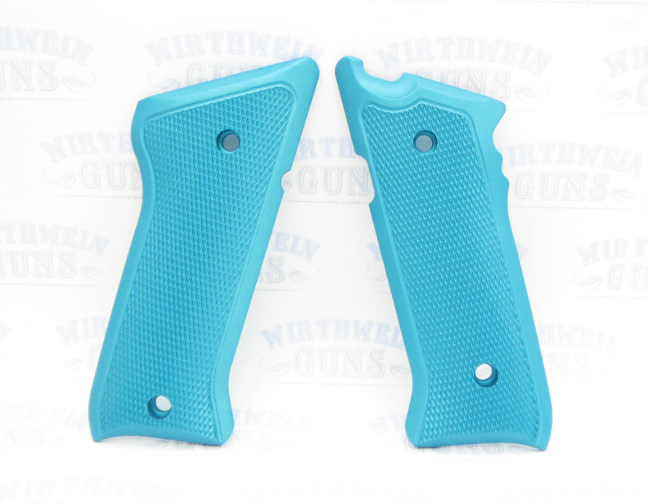 Tactical Solutions Pac-Lite Aluminum Mark 3 Grips Matte Turquoise