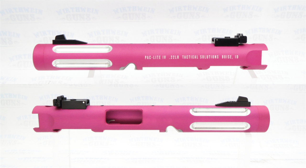 Tactical Solutions Mark IV Pac-Lite 4.5" Silver Fluted Matte Raspberry Pink