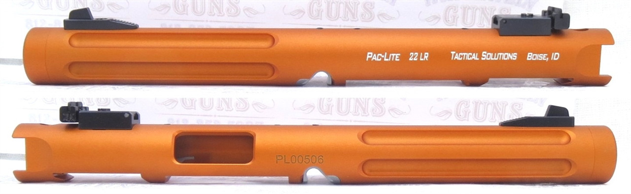 Tactical Solutions Mark IV Pac-Lite 6" Fluted Matte Orange 1/2x28 threads
