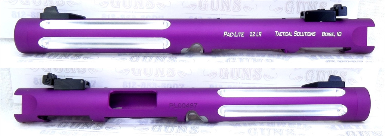 Tactical Solutions Mark IV Pac-Lite 6" Fluted Matte Purple Silver Flutes