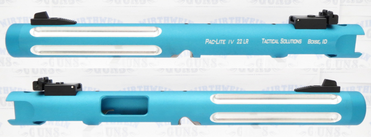 TacSol Tactical Solutions Mark IV Pac-Lite 6" Upper Matte Turquoise Silver Flutes
