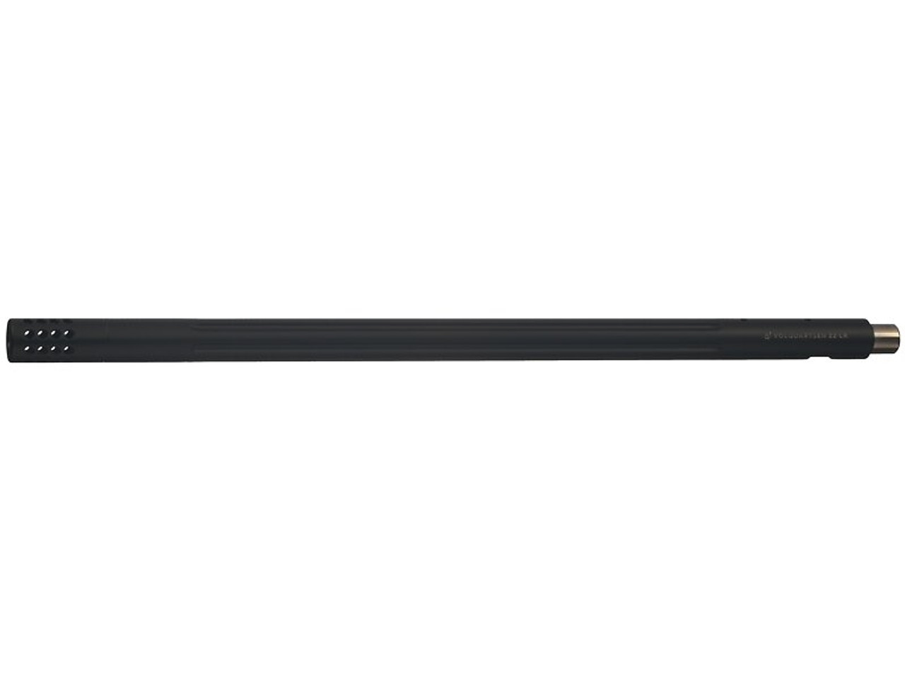 Volquartsen 10/22 Black Straight Fluted Barrel with 32-Hole Comp