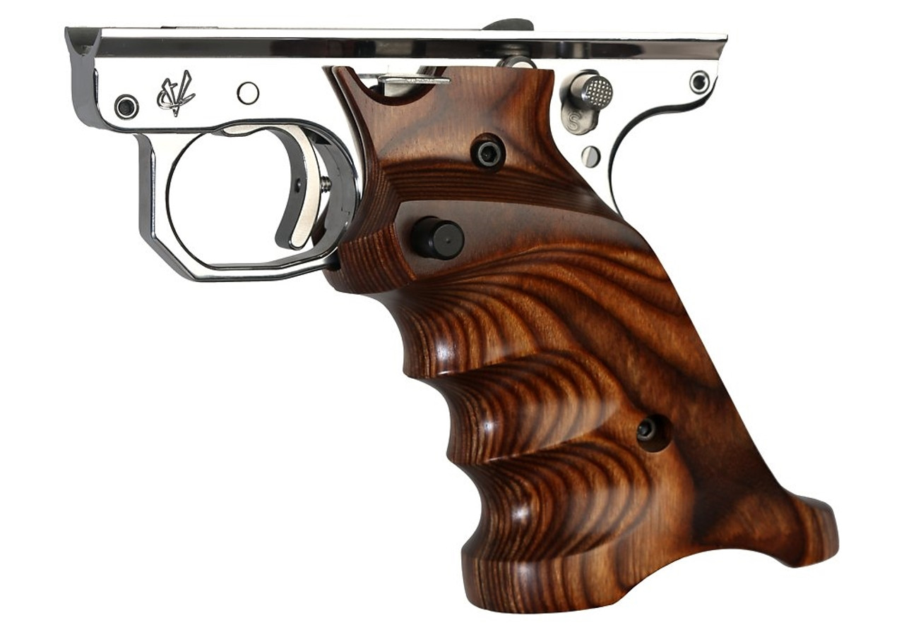Volquartsen MK3 Brown Laminated Wood Pistol Right Hand Grips