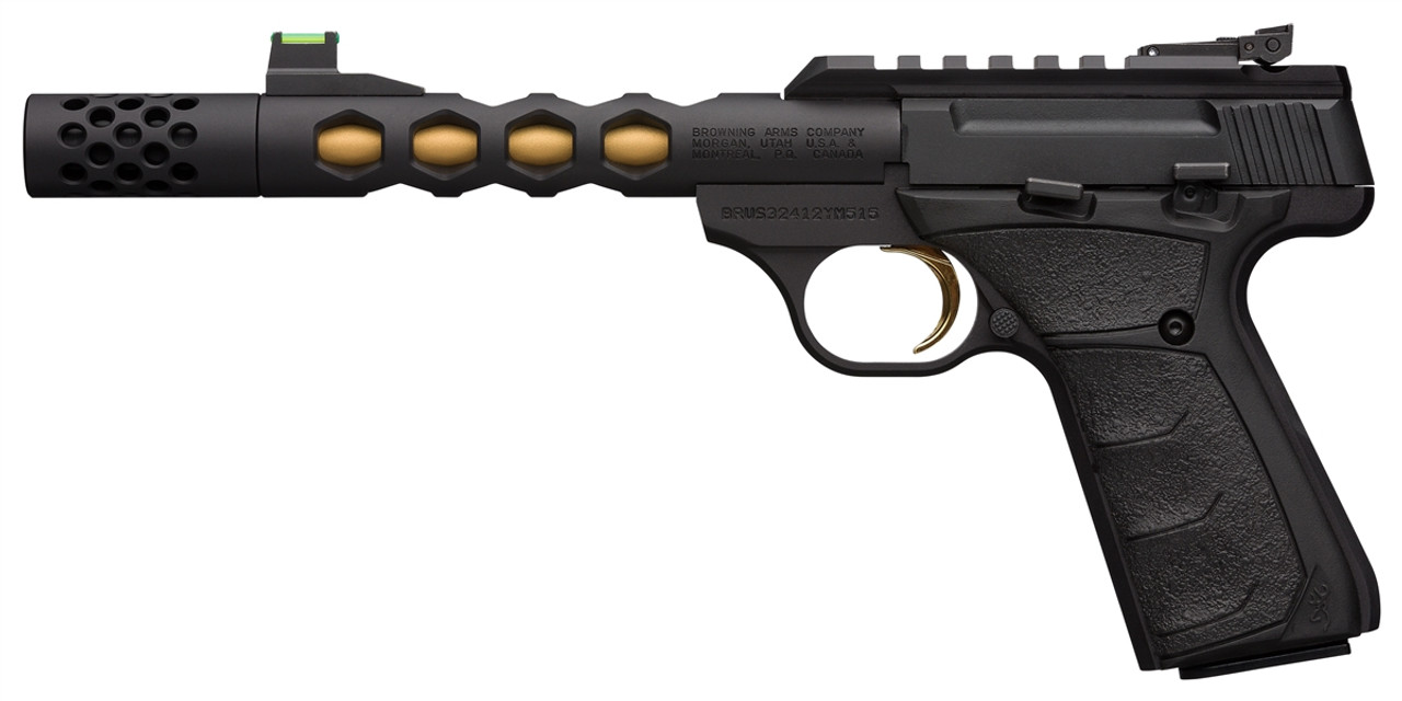 Browning Buck Mark Plus Vision BLACK/GOLD Pistol 051573490