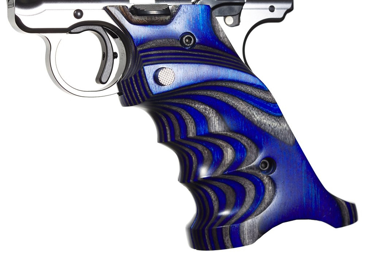Volquartsen Laminated Wood Pistol Grips Ruger MK IV Blue VCTRG‑4‑BL‑R