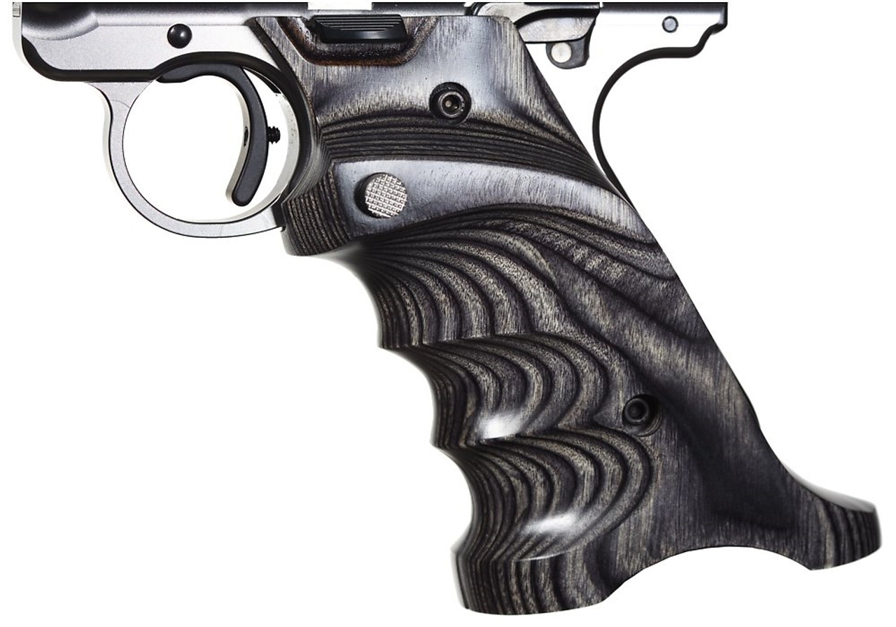 Volquartsen Laminated Wood Pistol Grips Ruger MK IV Gray VCTRG‑4‑BG‑R