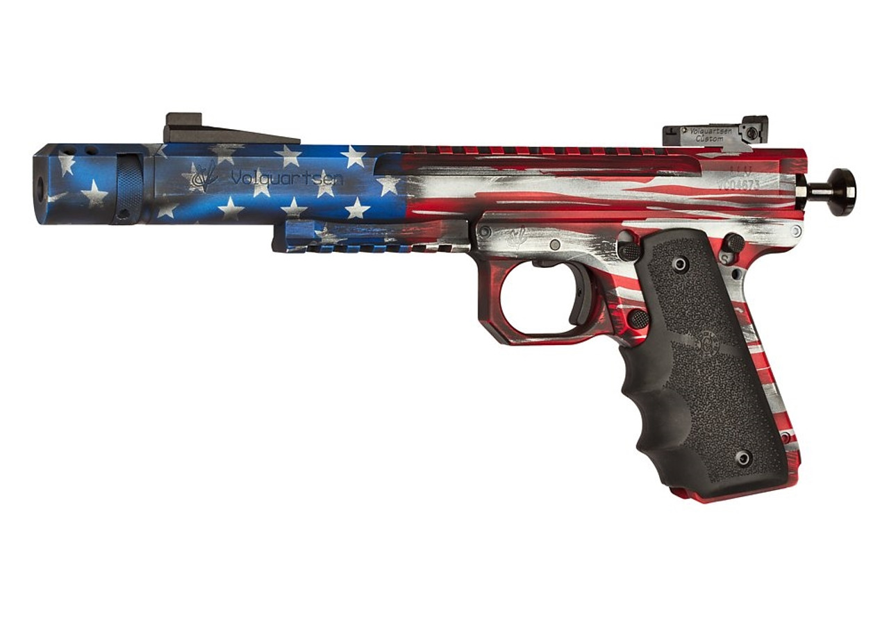 Volquartsen American Flag 6" Scorpion 1911 Style Frame, Sights and Comp