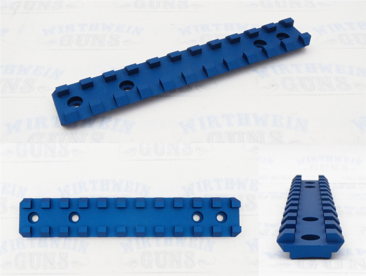 Factory Ruger Picatinny Scope Rail for 10/22 and Charger- Matte Blue