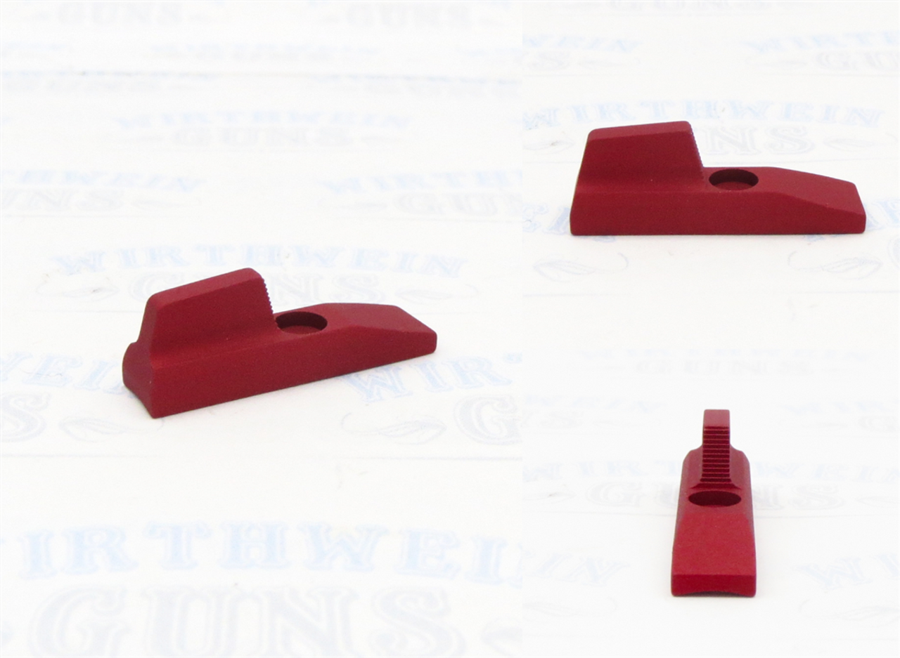 Factory Ruger Front Sight for Ruger Mark Pistols with Bull, Slab or Fluted Barrels in Matte Red