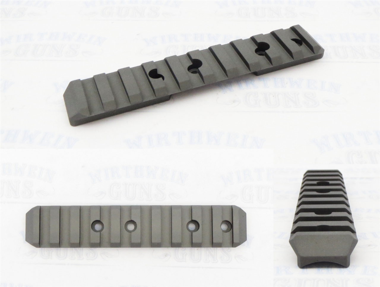 Ruger Reversible Picatinny Rail for ALL Mark Pistols and Tac-Sol Pac-Lite Gun Metal Gray