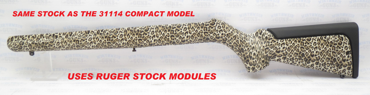 Ruger 10/22 MODULAR LEOPARD Print Plastic Stock Compact 31171