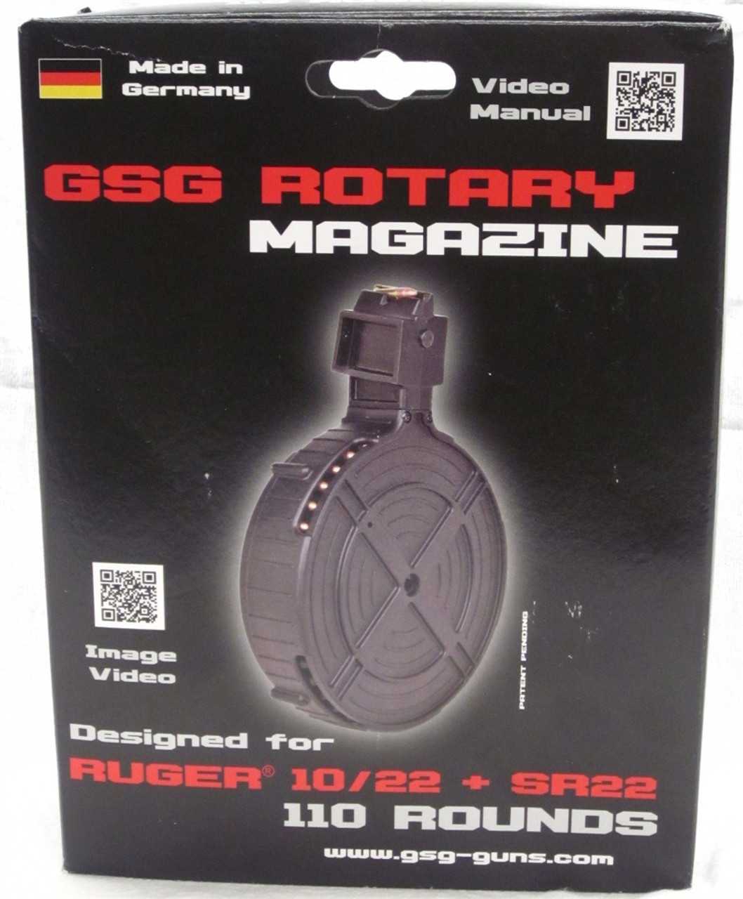 GSG 110 round Rotary Drum Magazine h GERMR110TEN22