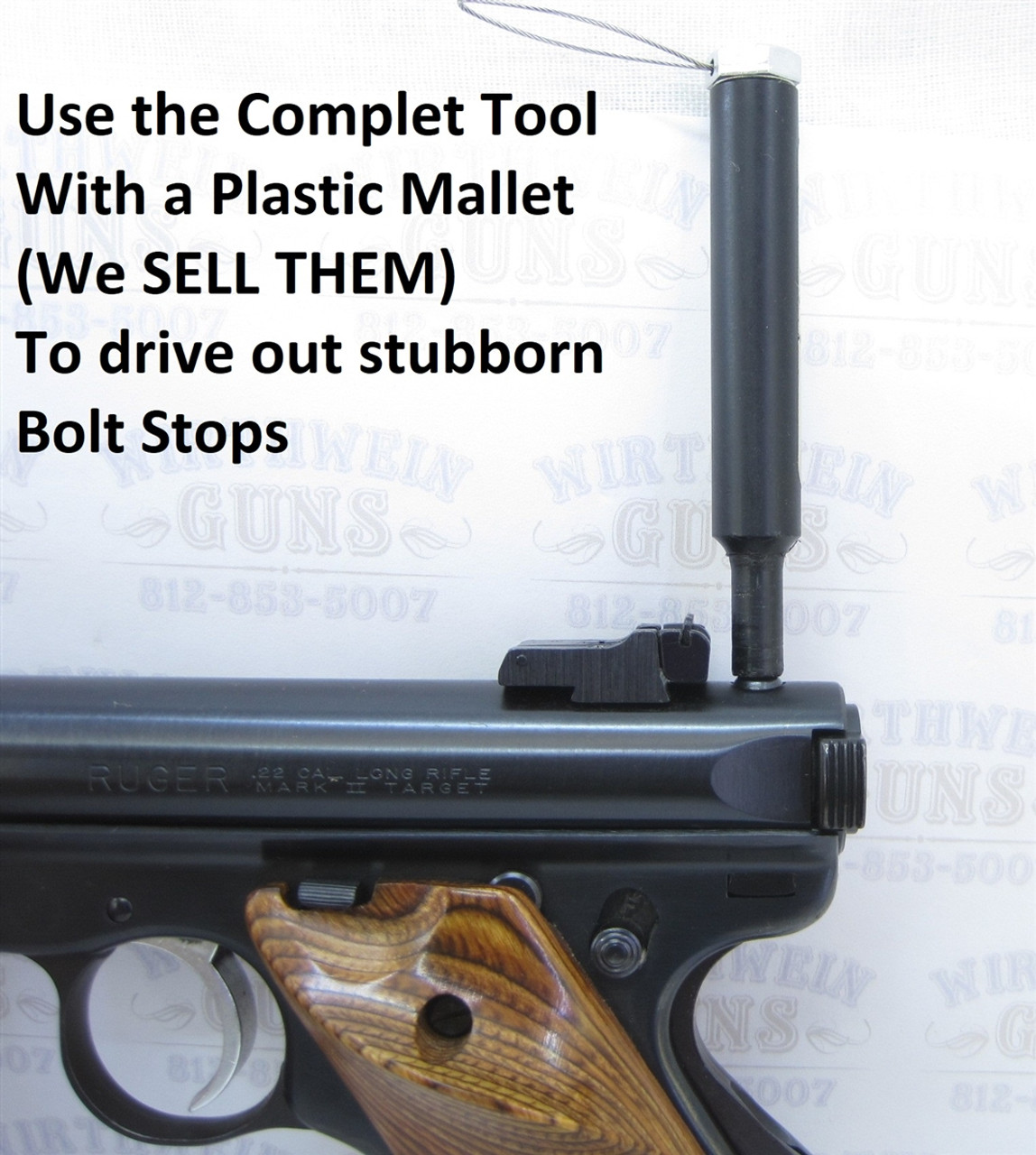 Gunsmither Pistol Pal Tool for Ruger Mark 1 2 3 both Standard and 22/45 Pistols