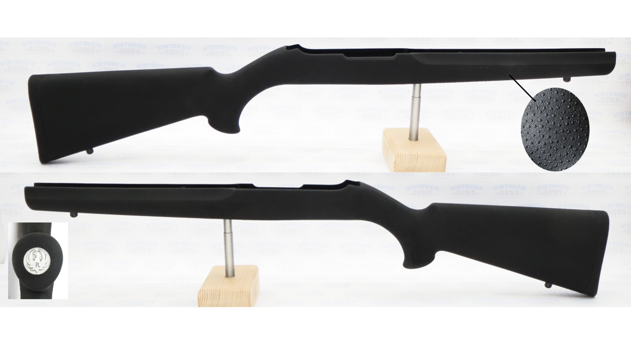 Factory Black Hogue Stock for Ruger 10/22 BULL Barrels ONLY, Model