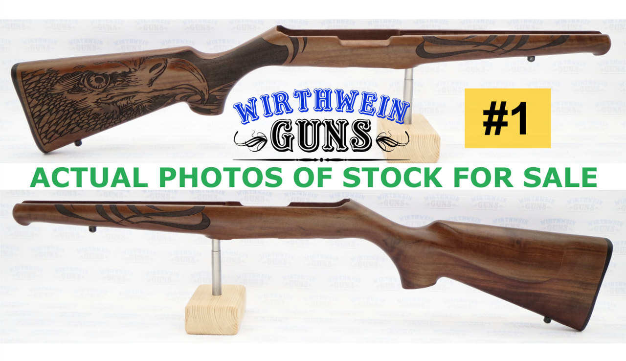 Factory Ruger 10/22 TALO American Eagle 21199 WALNUT Altamont Rifle stock, Standard Barrel