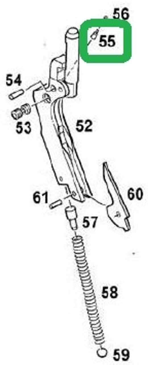 Factory Ruger Lock Detent Plunger for Mark 3 Mainspring Housings