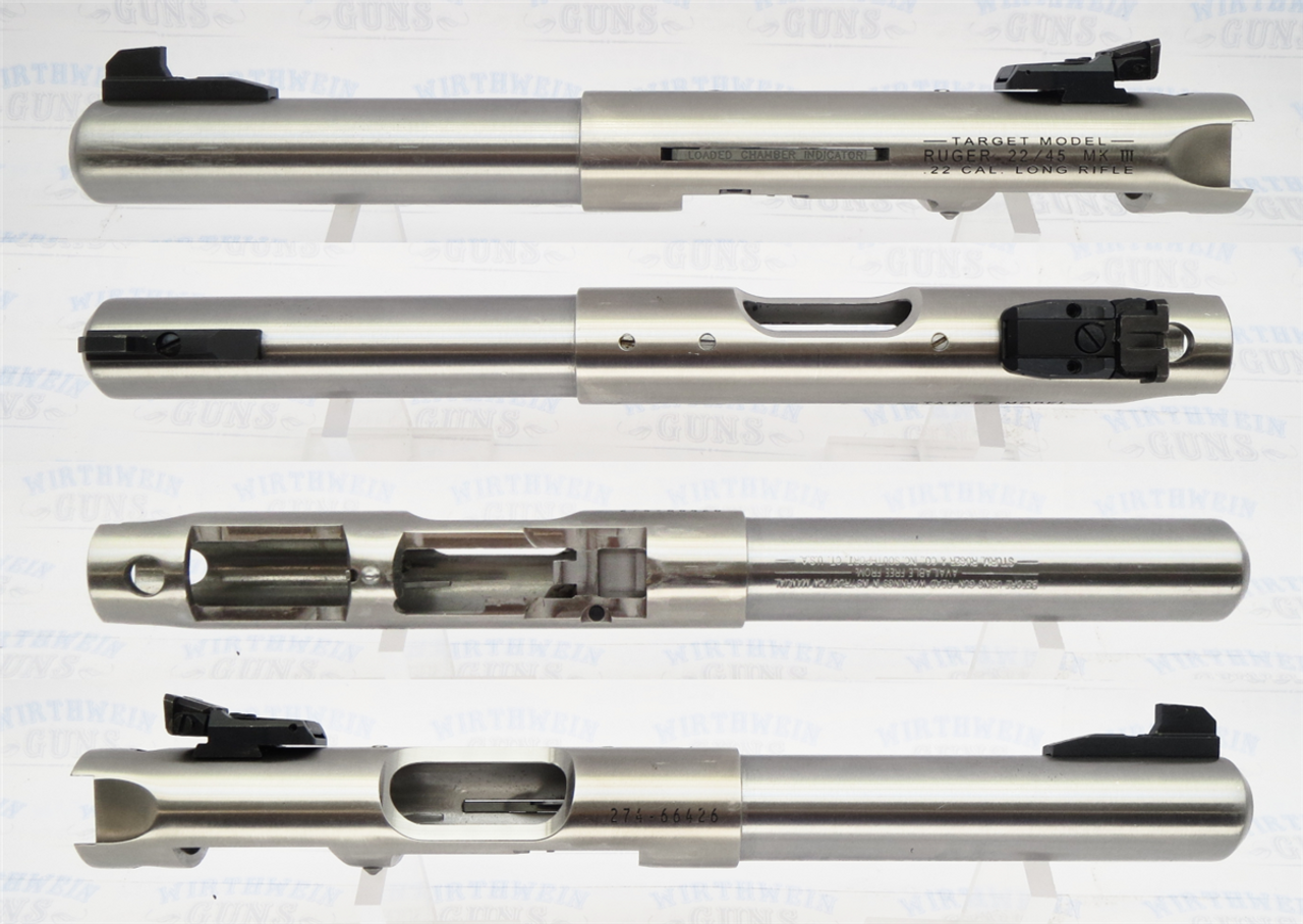 MK3 Ruger Stainless 5.5" Target Bull Upper with Sights