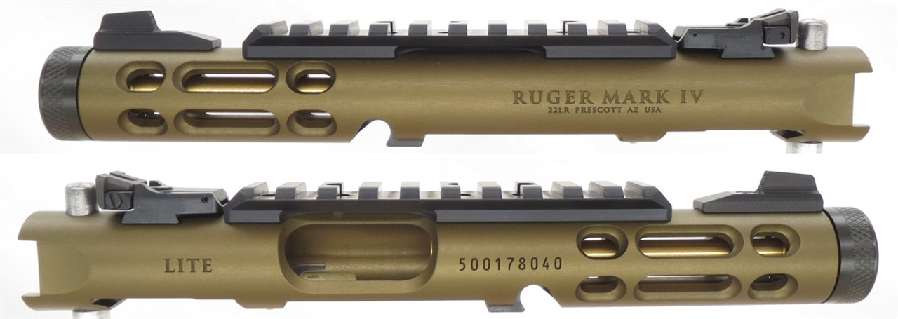 Ruger NEW Take Off OD Green Anodized LITE Upper with Rail and Sights 43933