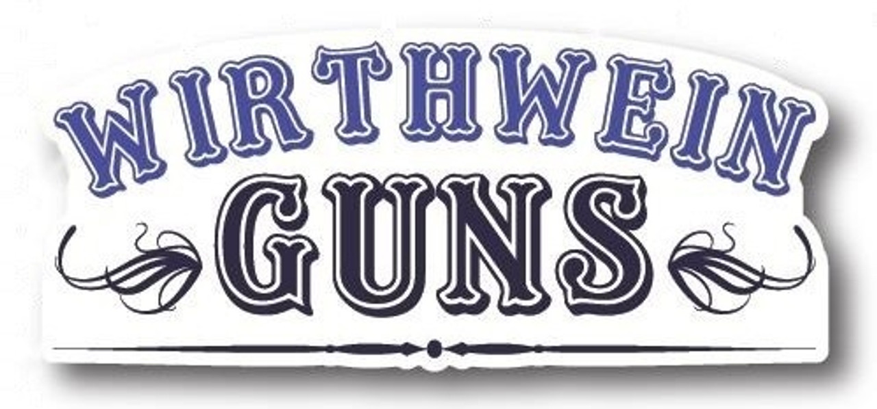 Wirthwein Guns USA Made 4" x 1.75" Sticker