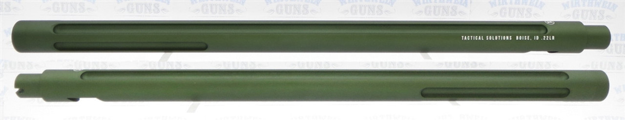Tactical Solutions X-Ring 1/2"-28 Threaded Barrel Matte OD Green