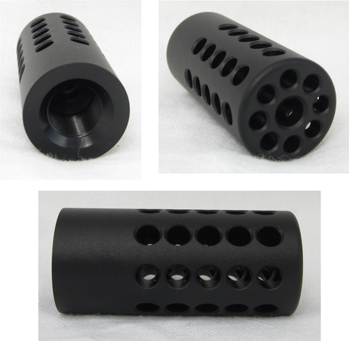 TacSol Tactical Solutions X-Ring .920" Compensator Matte Black for Ruger 10/22