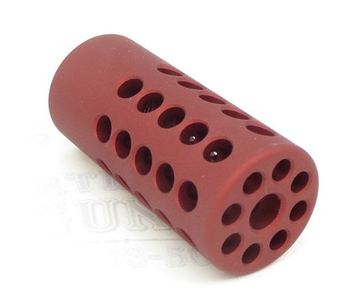 TacSol Tactical Solutions X-Ring .920" Compensator Matte Red 1/2"x28