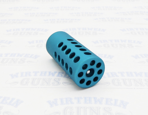 TacSol X-Ring .920" Compensator Matte Turquoise 1/2"x28