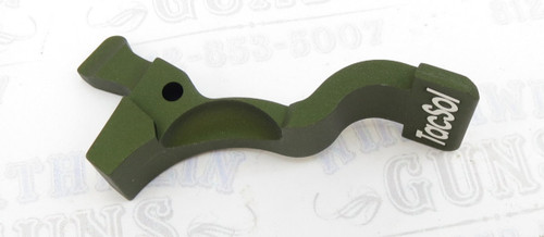 TacSol Tactical Solutions Performance Series Magazine Release for Ruger 10/22 and Charger Matte OD Green