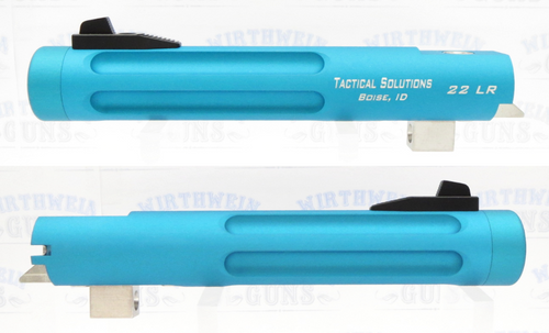 TacSol Tactical Solutions Fluted 5.5" Trail-Lite Browning Buck Mark Barrel Threaded 1/2" x 28 Matte Turquoise