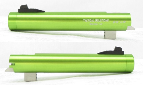 Tactical Solutions NON-Fluted 5.5" Trail Lite Buck Mark Barrel Threaded 1/2"x28 Laser Green