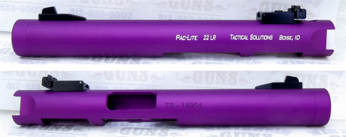 Tactical Solutions Pac-Lite 4.5" Non-Fluted Matte Purple 1/2"x28 threads