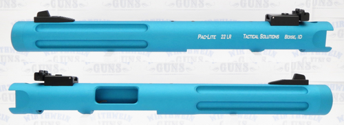 TacSol Tactical Solutions Pac-Lite 6" Fluted Matte Turquoise 1/2"x28 threads