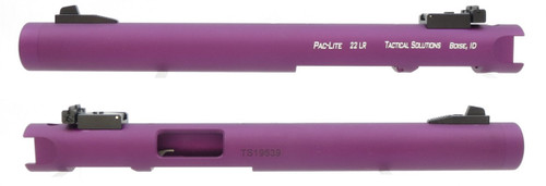 Tactical Solutions Pac-Lite 6" Non-Fluted Matte Purple 1/2"x28 threads