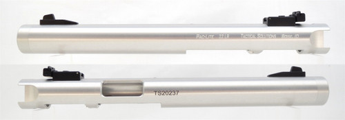 Ruger Mark 1 2 3 TacSol Tactical Solutions Upper Pac-Lite 6" NON-Fluted Bright Silver 1/2"x28 threads