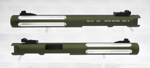 TacSol 6" Silver Flutes Pac-Lite Matte OD Green 1/2"x28 threads