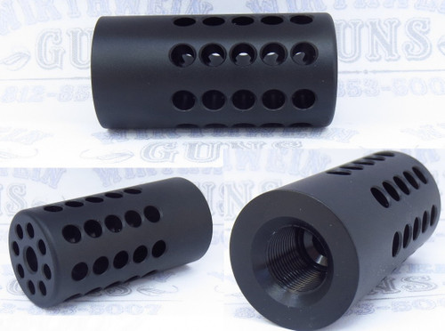 Tactical Solutions Pac-Lite 1" Compensator Matte Black 1/2"x28