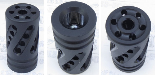 Tactical Solutions PERFORMANCE SERIES Pac-Lite 1" Compensator Matte Black 1/2"x28