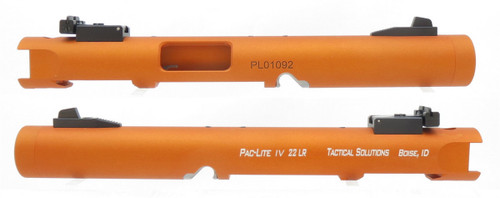 Tactical Solutions Mark IV Pac-Lite 4.5" NON-Fluted Matte Orange 1/2x28 threads